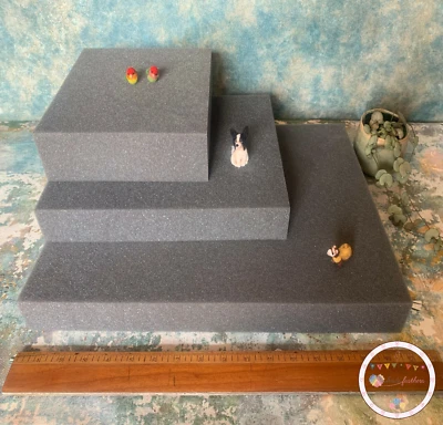 Heidifeathers®  Needle Felting Foam Mat, Pad - Dense Black Foam Block - 5 Sizes - Image 1 of 4