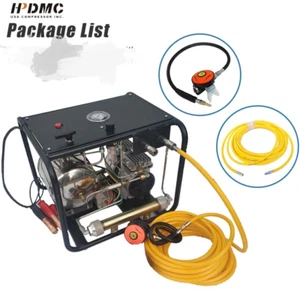 Air Breathing Compressor For Hookah Diving Two Divers 1 Set 50FT+ Hose Regulator - Picture 1 of 11