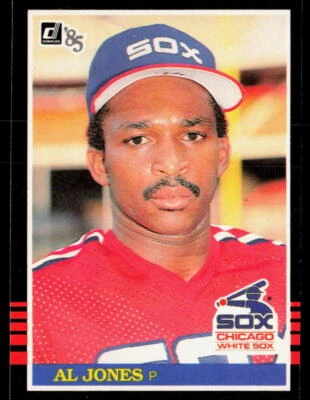 Al Jones 1985 Donruss #404 CORNERS RC - Image 1 of 2