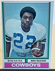 1974 Topps Vintage Football BOB HAYES Dallas Cowboys #28 - Picture 1 of 2