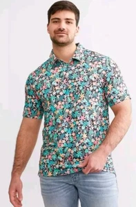Polo Chubbies Performance Para Hombre Talla Grande Patrón Boomerang Hawaiano - Imagen 1 de 9