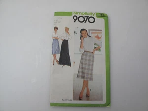 9070 Vintage Simplicity Sewing Pattern Misses Skirt in 3 Lengths Uncut Sz 10 (T) - Picture 1 of 7