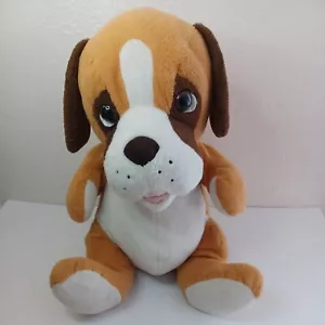 Peluche 16" Sentado San Bernardo Cachorro Perro Peluche Etiqueta Rara Usada - Imagen 1 de 22
