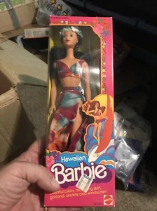 Barbie Hawaiian Doll Windsurfer and Ukulele Mattel 1982 No 7470 NRFB - Picture 1 of 8