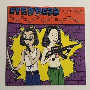 EYEDRESS HAND SIGNED LETS SKIP TO THE WEDDING LP VINYL RECORD ALBUM RARE COA - Picture 1 of 1