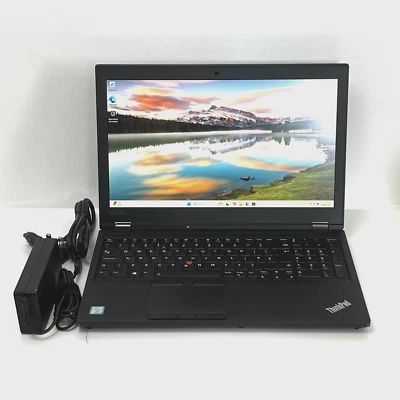 Lenovo ThinkPad P53 CAD Gaming 15.6" Laptop, i7-9850H 32GB RAM Quadro T1000 SSD - Image 1 of 4