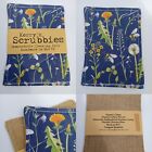 Kerry's Scrubbies: Compostable sponge/cleaning pads - Floral Bee Design