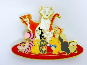 Disney Cats Aristocats Dinah Figaro Oliver Cheshire Lucifer Disney PIN LE 35 - Picture 1 of 2