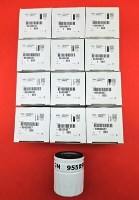 12x Genuine Opel Oil Filter Astra, Vectra, Corsa, Zafira, Frontera - 95509857 - Image 1 of 4