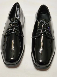 New Joseph & Feiss Kids Black Wedding Formal Tuxedo Dress Children Shoes NWT - Picture 1 of 11