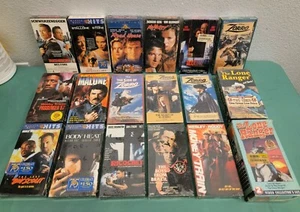 19 Sealed VHS Video Tape Lot Watermarks VCR Movies - Picture 1 of 8