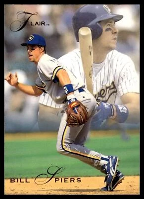 1993 Flair #229 Bill Spiers Milwaukee Brewers - Image 1 of 2