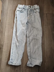 Vintage Lee Denim Jeans Kids 5 Regular 34783 Light Wash - Picture 1 of 6