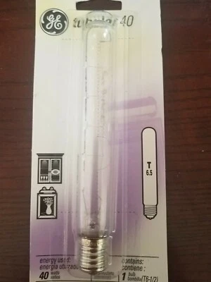 GE Lighting 1429142 T6-1/2 Tubular Refrigerator Appliance Bulb - Image 1 of 2