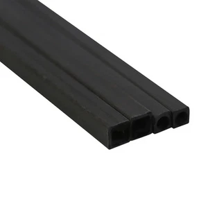 2Pcs 10 X 8.5 X 500MM 3K Roll Wrapped Carbon Fiber Outer Square Inner Round - Picture 1 of 7