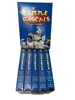 Little Rascals Digitally Remastered Volumes 1-5 VHS Collection - Image 1 of 4