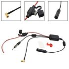 Fast Ship For Cars Boats Car Radio FM Antenna Splitter DAB AM Signal AMP Booster