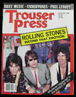 Trouser Press Magazine _RARE VINTAGE septembre 1980 Rolling Stones Roxy Music Undertones