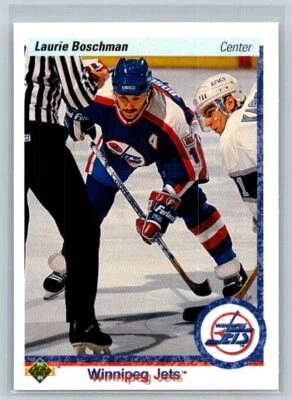 1990-91 Upper Deck #103 Laurie Boschman Winnipeg Jets Hockey Card - Image 1 of 2