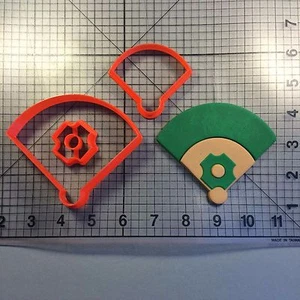 Baseball Field 100 Cookie Cutter Set - Picture 1 of 2