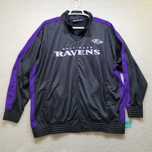 NFL Team Apparel Official Herren 4X Baltimore Ravens Full Zip Jacke schwarz - Bild 1 von 16