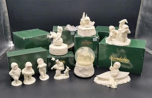 Lot of 7 Snowbabies Department Dept 56 Figurines w/ Boxes Retired - Picture 1 of 15