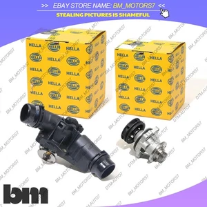 Thermostat & water pump for BMW E38 E39 E46 E53 E60 E61 E65 E66 E83 E85 Z3 - Picture 1 of 6