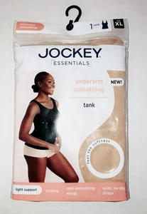 Jockey® Essentials Women's Underarm Smoothing Tank, Size XL, Beige Cooling Shirt - Picture 1 of 7
