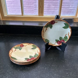 Set of 4 Franciscan Apple Salad Dessert Plate USA 7-1/4" Dia Gladding Cali - Picture 1 of 3