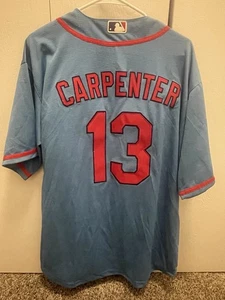 Jersey cosido azul Matt Carpenter Cardinals para hombre talla XL - Imagen 1 de 3