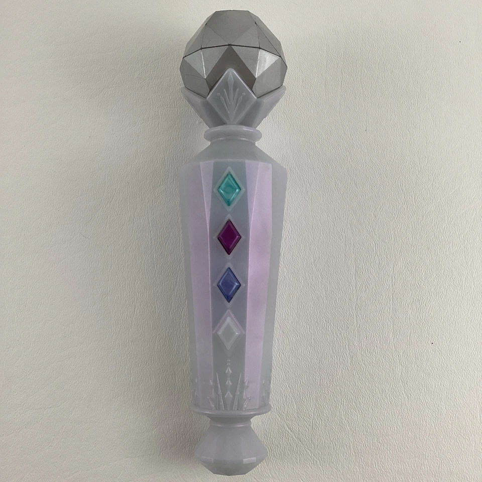 Disney Frozen Sing Along Microphone Light Up Musical Toy Anna Elsa Jakks - Image 1 of 4