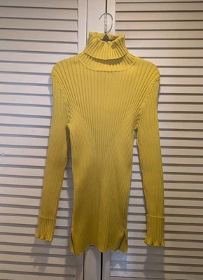 Suéter gola alta com nervuras Tory Burch tamanho G $228 - Imagem 1 de 4