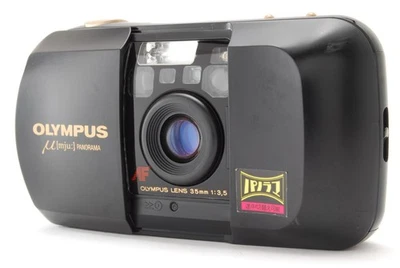 [ NEAR MINT ] Olympus µ mju Panorama 35mm point & shoot Film Camera JAPAN #56 - Image 1 of 4
