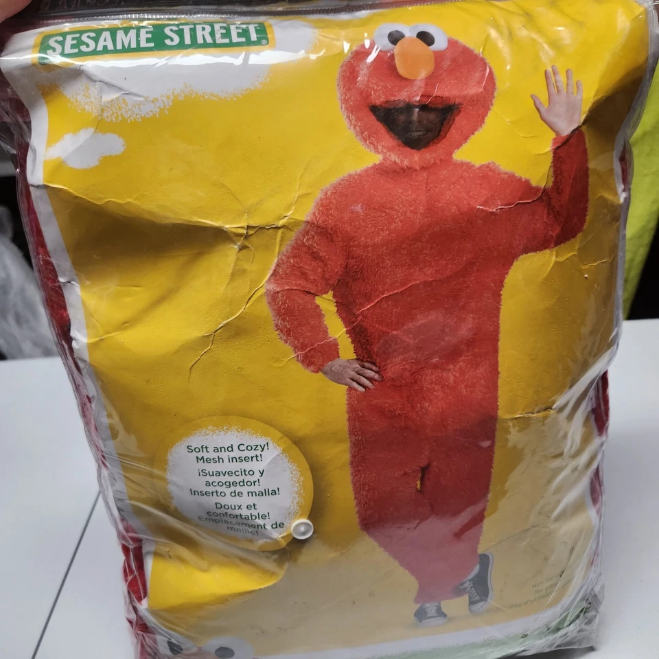 Disfraz de Halloween Calle Sésamo Completo de Peluche Elmo Prestige Adulto XL Hombres con Licencia Foto 1 de 4