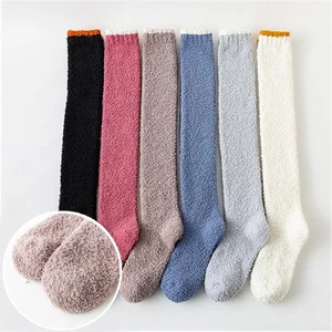 Leg Warmers Foot Socks Long Stockings Fuzzy Socks Thigh High Sockssolid * - Picture 1 of 12