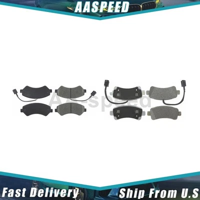 Juego de pastillas de freno delanteras traseras para Ram ProMaster 1500 2014 2015 2016 2017 2018 Foto 1 de 4