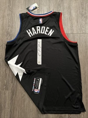 James Harden Los Angeles Clippers Autograph Signed Jersey! Psa Coa! Rare - Image 1 of 3