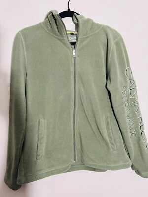 Chaqueta Calvin Klein Performance para mujer grande cremallera completa polar 0111 Foto 1 de 4