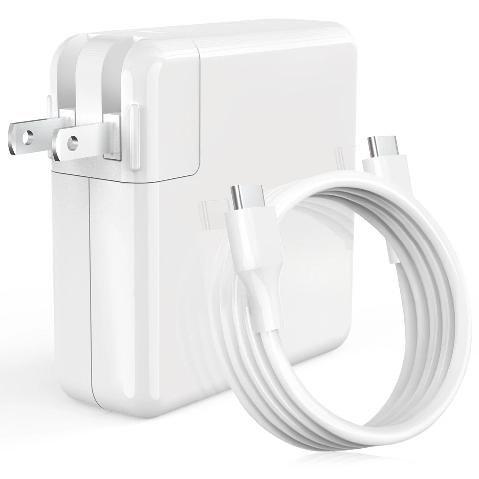 Adaptador carregador CA USB C 61W tipo C para MacBook Pro 13"2016 2017 2018 2019 A1708 - Imagem 1 de 4