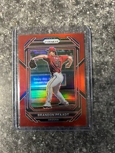 2023 Panini Prizm Baseball Brandon Pfaadt #141 Red Prizm /199 Diamond Backs - Picture 1 of 2