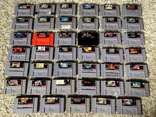 Super Nintendo SNES Authentic Games Mario Shadowrun Flintstones Zelda - U PICK!
