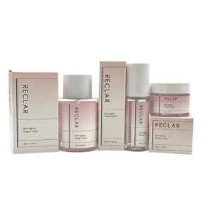 Reclar Korean Premium Skin Care Anti-Aging Bundle Products(Toner,Serum & Cream) - Picture 1 of 4