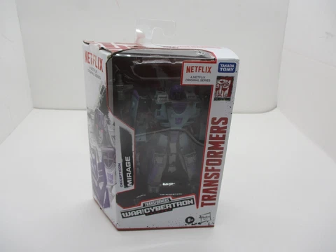 Transformers Siege Mirage War for Cybertron WFC-S43 Deluxe Figure Complete w Box Cover