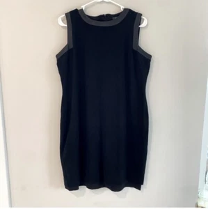 Ralph Lauren Green Label Black Sheath Dress Size 14P - Picture 1 of 4