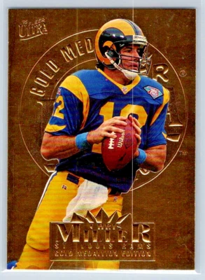 1995 Fleer Ultra - Chris Miller - GOLD MEDALLION - St. Louis Rams - #278 - Image 1 of 2