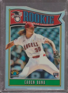 Caden Dana RC 2025 Bowman Chrome Rookie of the Year Favorites Angels - Bild 1 von 2