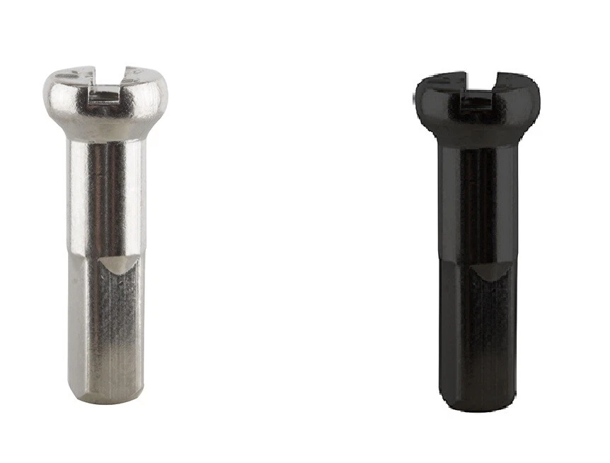 SPOKE NIPPLE BRASS Wheel Master 14G 2.0x16mm Black or Silver   Sold/Groups of 12 - Image 1 of 1