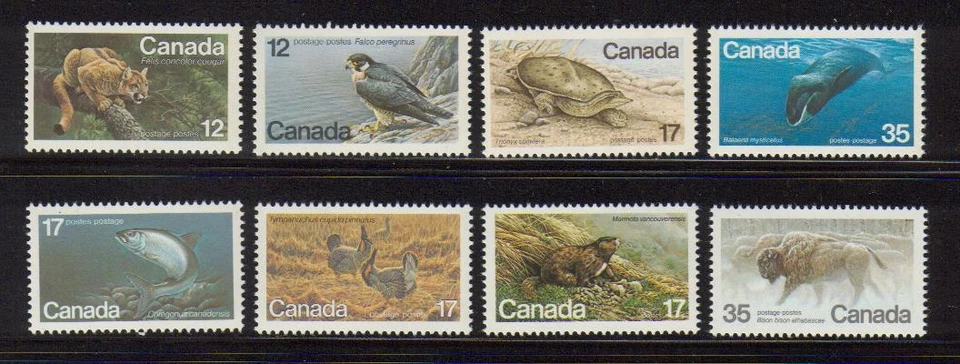 1977-78 Canada SC# 732-884 - Canadian Endangered Wildlife Lot# 97 M-NH   - Image 1 of 1
