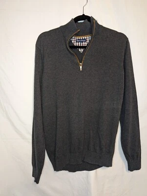 Report Collection Large Quarter Zip Pullover Sweater Gray - Image 1 of 4
