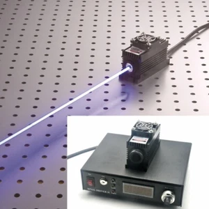 405nm 100/150/250mw Laser Module + TTL/Analog + TEC + LSR-PS-IIS Power Supply - Picture 1 of 10